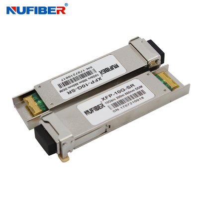 Módulo de fibra ótica Pluggable quente 10Gb/S de XFP com manutenção programada LC frente e verso 1550nm