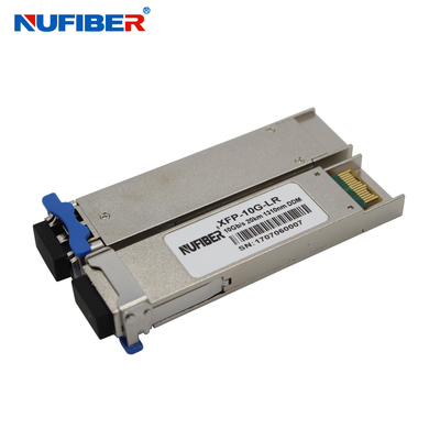 Módulo de fibra ótica Pluggable quente 10Gb/S de XFP com manutenção programada LC frente e verso 1550nm