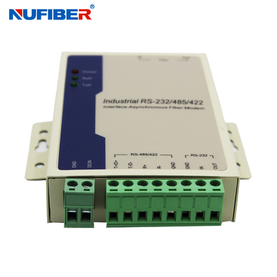 Ferro Shell Serial To Fiber Converter, modem ótico da fibra do duplex 2km