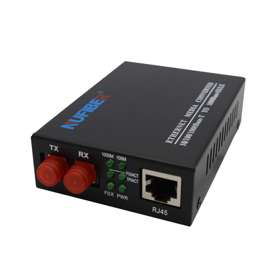 Conversor multimodo de 10 100 meios de Gigabit Ethernet do conversor dos meios de 1000Base TX FX