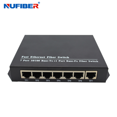 Padrão portuário da velocidade IEEE802.3u do interruptor 100Mbps dos ethernet de DC5V 1A 7
