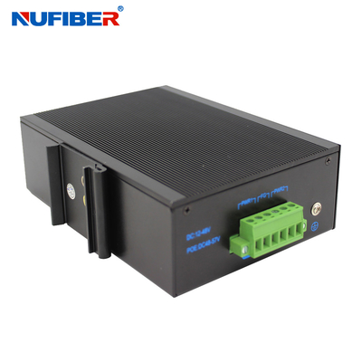 Interruptor Unmanaged portuário dos ethernet do conversor RJ45 8 dos meios da fibra do ODM do OEM