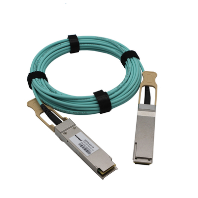 QSFP28 ao cabo ótico AOC 100G da fibra QSFP28, 1M Ative Copper Cable