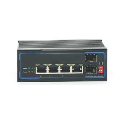 10 / interruptor controlado industrial dos ethernet de 100/1000/10000m SFP com ponto de entrada RJ45