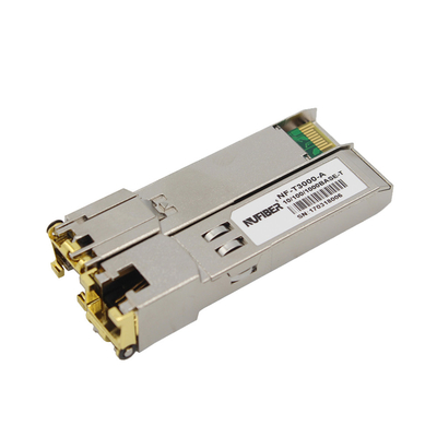 Módulo elétrico 100m do cobre 1.25G RJ45 SFP do gigabit compatível com Cisco