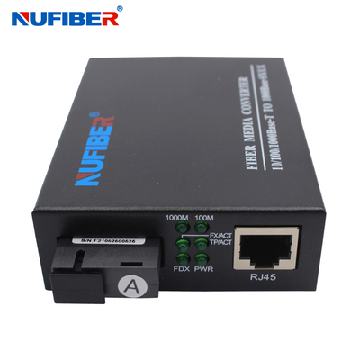 WDM 1490nm 1550nm 20km do gigabit do conversor dos meios da fibra ótica 1000Base para o CCTV