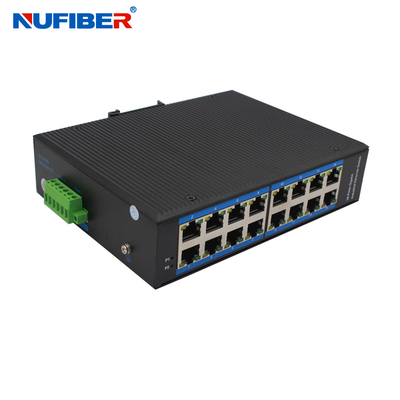Porto industrial do interruptor 16*10/100/1000M UTP de 16port Gigabit Ethernet