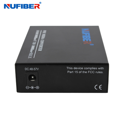 POE Fiber Media Converter Gigabit 10/100/1000Mbps POE RJ45 para Fibra 30W DC48V POE Fornecimento