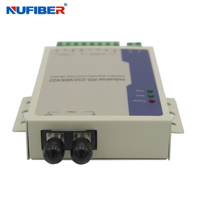 Din Rail Power Supply RS485/422/232 para conversor de mídia de fibra óptica Serail para conversor de fibra ST Connector