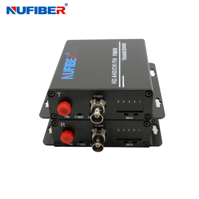 Conversor de vídeo de fibra digital de 2MP 1CH 1080P Vídeo RS485 Dados Single Fiber Single Mode FC Receptor Transmissor de vídeo
