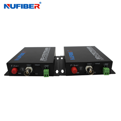 Conversor audio da fibra de 1RS485 1BNC, transmissor video ótico e receptor