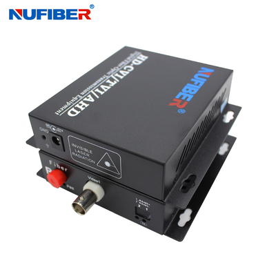 Conversor audio da fibra de 1RS485 1BNC, transmissor video ótico e receptor