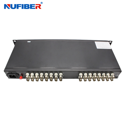 Transmissor video do conversor da fibra 16BNC para CCTV NF-16V-T/R-F20