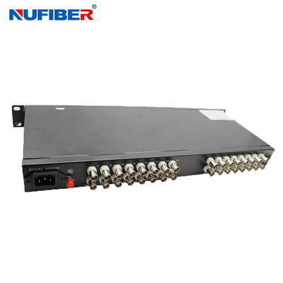 Transmissor video e receptor da fibra ótica ótica video do Multiplexer 32BNC