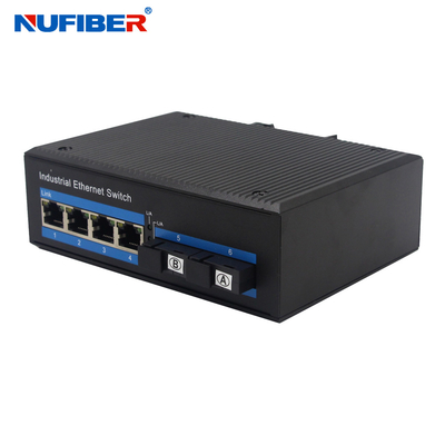 Conversor dos meios da fibra do porto do interruptor 4 da fibra dos ethernet do único modo 1310nm