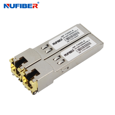 módulo do cobre 1.25GB/S RJ45 Gigabit Ethernet de 100m