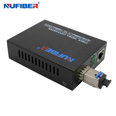 O gigabit SFP entalha o conversor ótico 10/100/1000M SFP dos meios ao conversor 5V1A dos ethernet de UTP