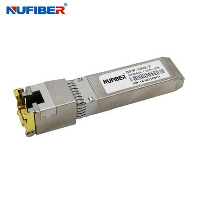 Transceptor 30M Compatible With Alcatel do módulo do cobre 10G RJ45 SFP de SFP-10G-T 10G