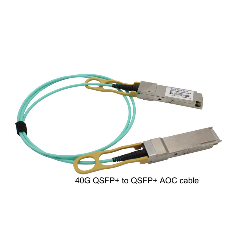 cabo de 40G QSFP28 AOC, cabo de fibra ótica 5m ativo de 3m para Data Center